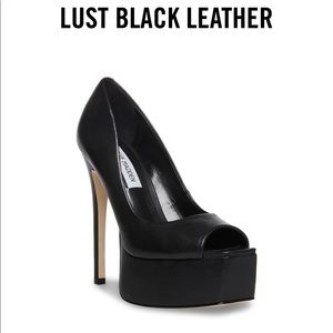 COPY - Steve Madden Lust Black Leather Heel